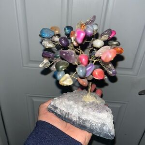 Gemstone Tree on Crystal Base